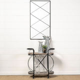 Colette Large Black/White Patterned Vase by Mercana at Eve Furniture
