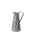 Colette Small Black/White Patterned Vase by Mercana at Eve Furniture