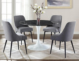 Colfax Side Chair Charcoal, Set of 2 by Steve Silver at Eve Furniture
