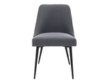 Colfax Side Chair Charcoal, Set of 2 by Steve Silver at Eve Furniture
