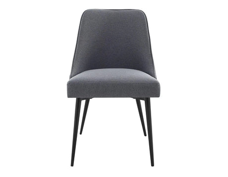 Colfax Side Chair Charcoal, Set of 2 by Steve Silver at Eve Furniture