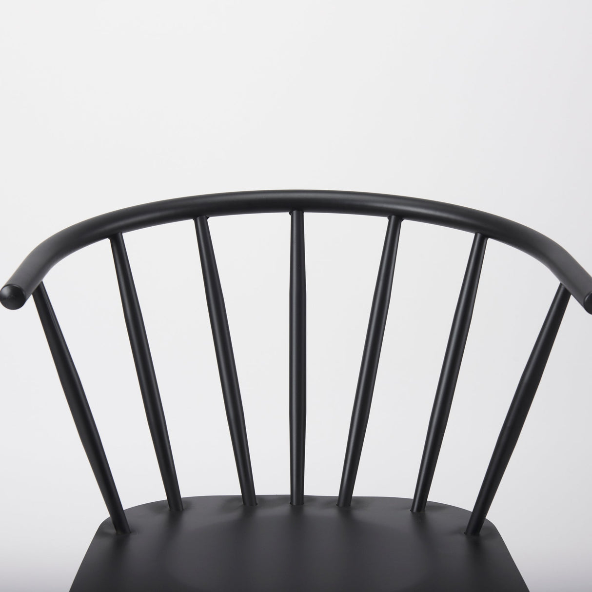 Colin 21.3L x 21.3W x 30.3H Black Metal Dining Chair by Mercana at Eve Furniture