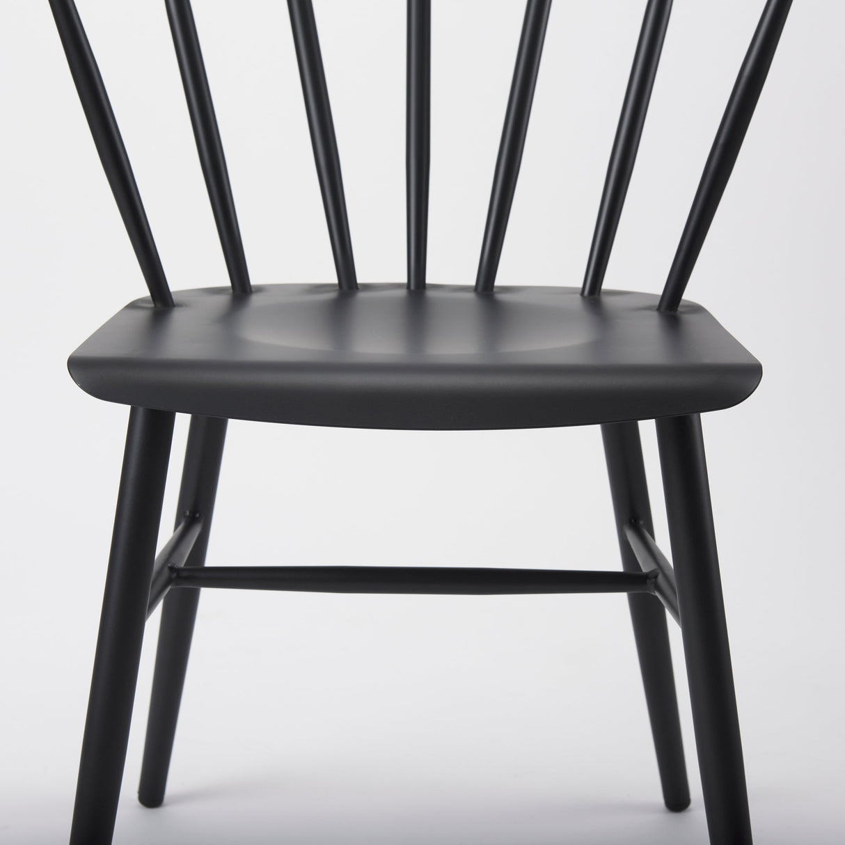Colin 21.3L x 21.3W x 30.3H Black Metal Dining Chair by Mercana at Eve Furniture