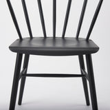 Colin 21.3L x 21.3W x 30.3H Black Metal Dining Chair by Mercana at Eve Furniture