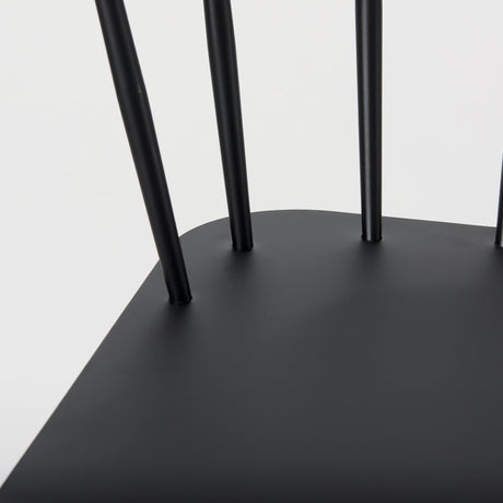 Colin Black Metal Bar Stool by Mercana at Eve Furniture