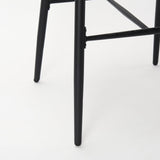 Colin Black Metal Bar Stool by Mercana at Eve Furniture