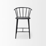 Colin Black Metal Counter Stool by Mercana at Eve Furniture