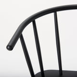Colin Black Metal Counter Stool by Mercana at Eve Furniture