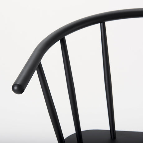 Colin Black Metal Counter Stool by Mercana at Eve Furniture