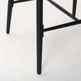 Colin Black Metal Counter Stool by Mercana at Eve Furniture