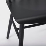 Colin Black Metal Dining Chair by Mercana at Eve Furniture