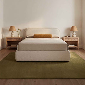 Colin Oatmeal King Storage Bed by Moe's Home at Eve Furniture