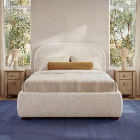 Colin Oatmeal Twin Bed by MOES at Eve Furniture
