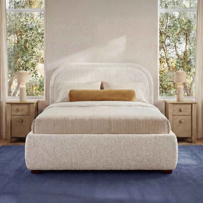 Colin Oatmeal Twin Bed by Moe's Home at Eve Furniture