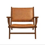 Colin Tan Genuine Leather Lounge Chair by Ashcroft Furniture at Eve Furniture