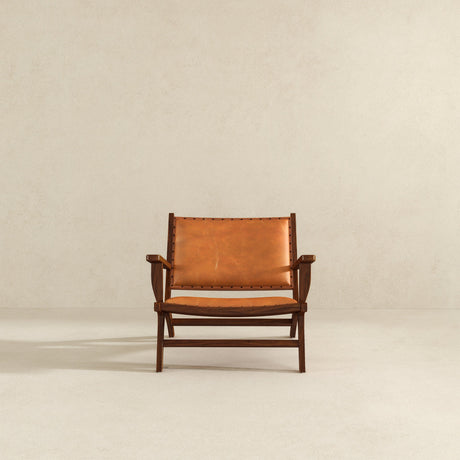 Colin Tan Genuine Leather Lounge Chair by Ashcroft Furniture at Eve Furniture