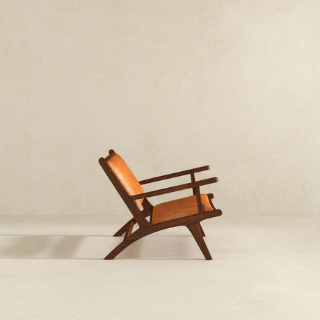 Colin Tan Genuine Leather Lounge Chair by Ashcroft Furniture at Eve Furniture