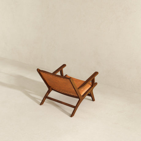 Colin Tan Genuine Leather Lounge Chair by Ashcroft Furniture at Eve Furniture