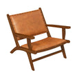 Colin Tan Genuine Leather Lounge Chair by Ashcroft Furniture at Eve Furniture