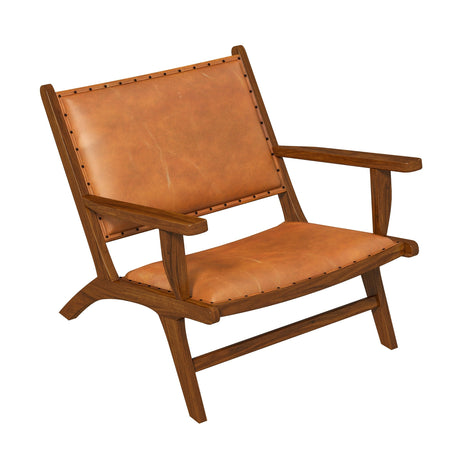 Colin Tan Genuine Leather Lounge Chair by Ashcroft Furniture at Eve Furniture
