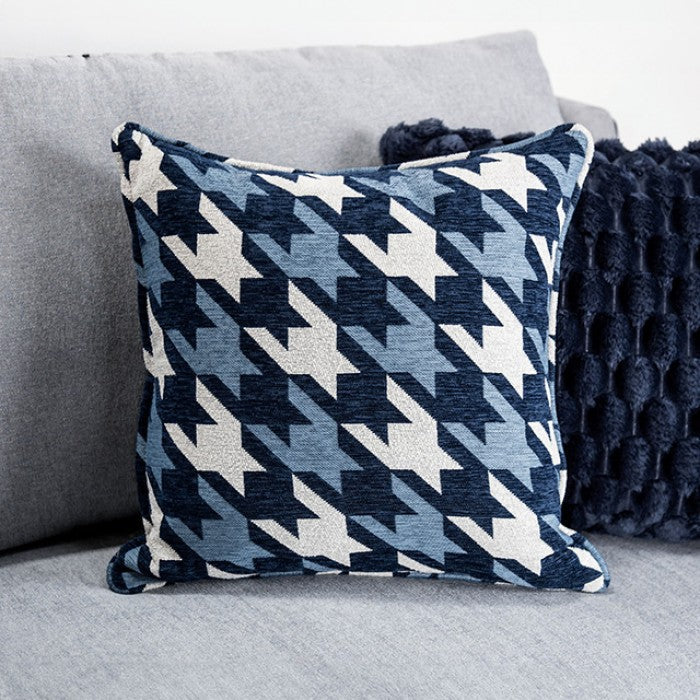 Colindale Gray/Blue Upholstery Living Room Set by Furniture of America at Eve Furniture