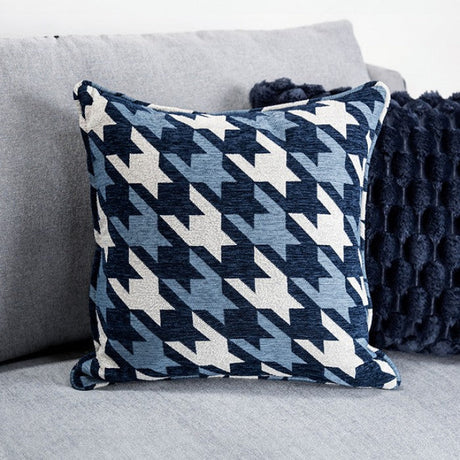 Colindale Gray/Blue Upholstery Living Room Set by Furniture of America at Eve Furniture