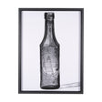 Collected Glassware - Prime by Paige Craig a Hand Embellished Textured Framed Art Print by Mercana at Eve Furniture