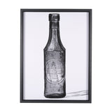 Collected Glassware - Prime by Paige Craig a Hand Embellished Textured Framed Art Print by Mercana at Eve Furniture