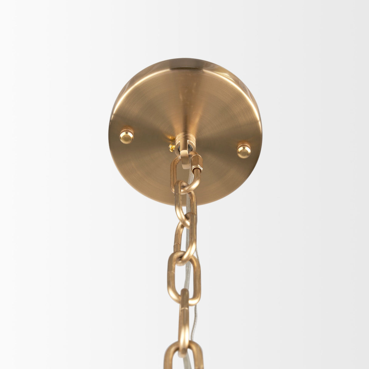 Colleen Antiqued Gold Metal 4-Light Chandelier by Mercana at Eve Furniture