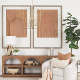 Colleen Antiqued Gold Metal 4-Light Chandelier by Mercana at Eve Furniture
