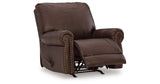 Colleton Dark Brown Recliner by Ashley at Eve Furniture