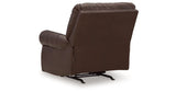 Colleton Dark Brown Recliner by Ashley at Eve Furniture