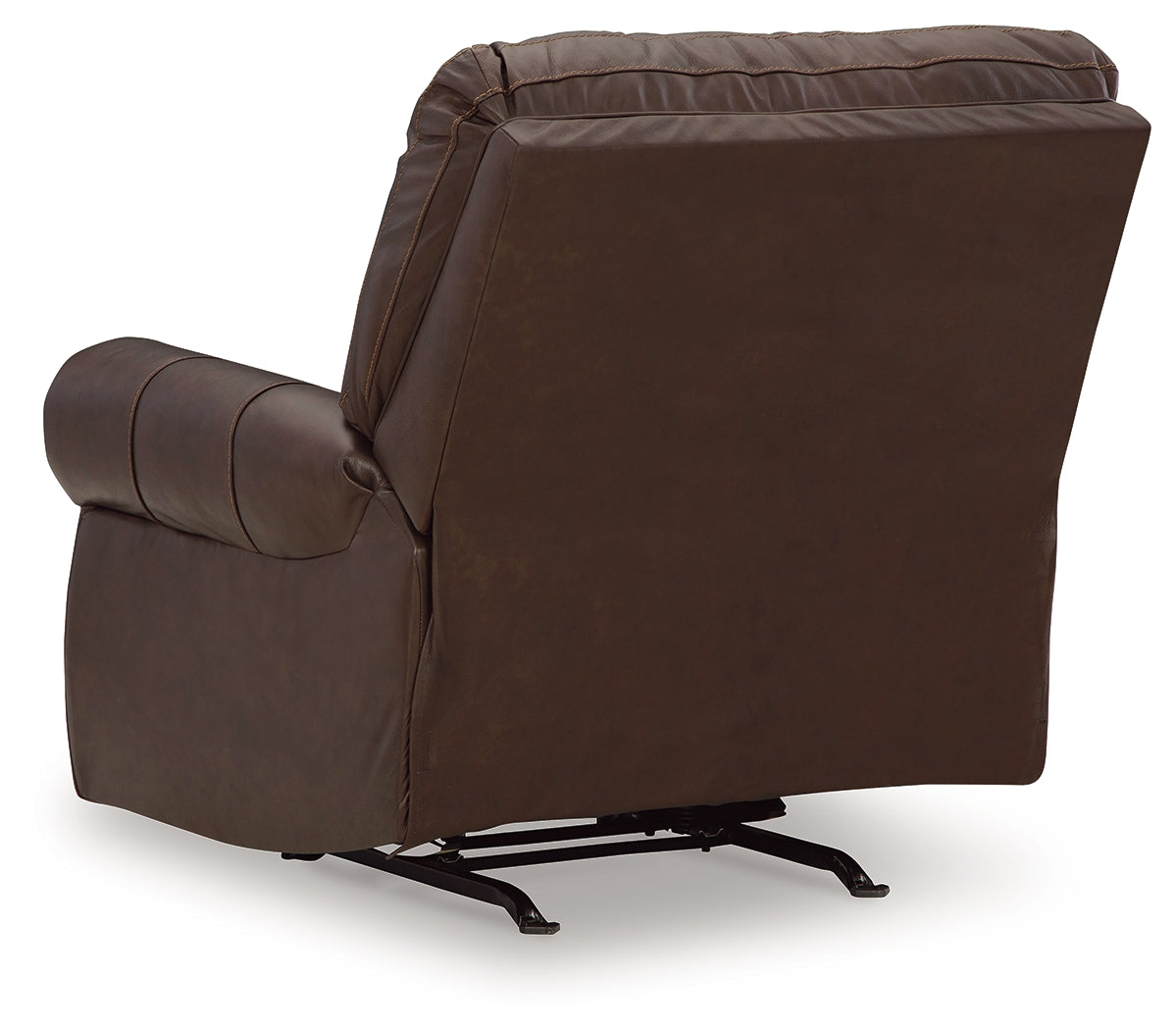 Colleton Dark Brown Recliner by Ashley at Eve Furniture