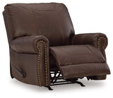 Colleton Sofa, Loveseat and Recliner in Dark Brown by Ashley at Eve Furniture