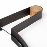Collie Round Black Metal Frame Mirror by Mercana at Eve Furniture