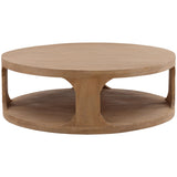 Collina Coffee Table, Natural by Dovetail at Eve Furniture