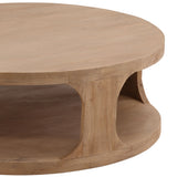 Collina Coffee Table, Natural by Dovetail at Eve Furniture
