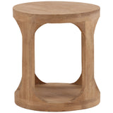 Collina Side Table, Natural by Dovetail at Eve Furniture