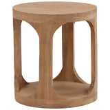 Collina Side Table, Natural by Dovetail at Eve Furniture