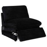 Collins Black 5-piece Modular Power Reclining Sectional by Coaster at Eve Furniture