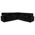 Collins Black 5-piece Modular Power Reclining Sectional by Coaster at Eve Furniture