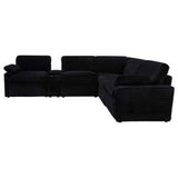 Collins Black 6-piece Modular Power Reclining Sectional by Coaster at Eve Furniture