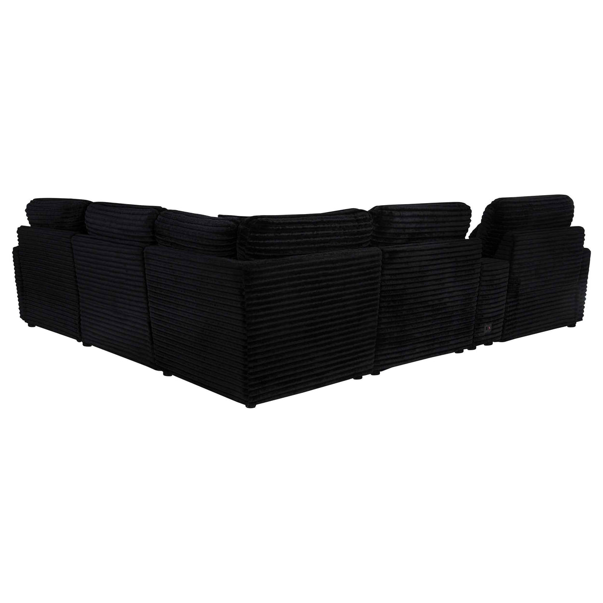 Collins Black 6-piece Modular Power Reclining Sectional by Coaster at Eve Furniture