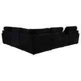 Collins Black 6-piece Modular Power Reclining Sectional by Coaster at Eve Furniture