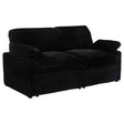 Collins Black Modular Power Loveseat by Coaster at Eve Furniture
