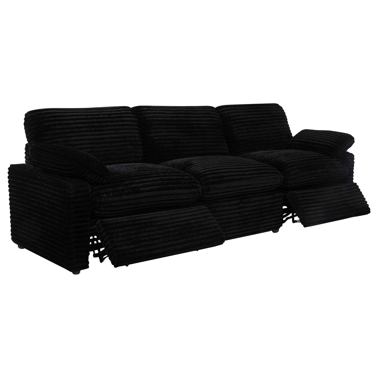 Collins Black Modular Power Sofa by Coaster at Eve Furniture