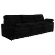 Collins Black Modular Power Sofa by Coaster at Eve Furniture