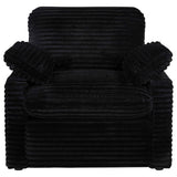 Collins Black Upholstered Power Recliner Chair by Coaster at Eve Furniture