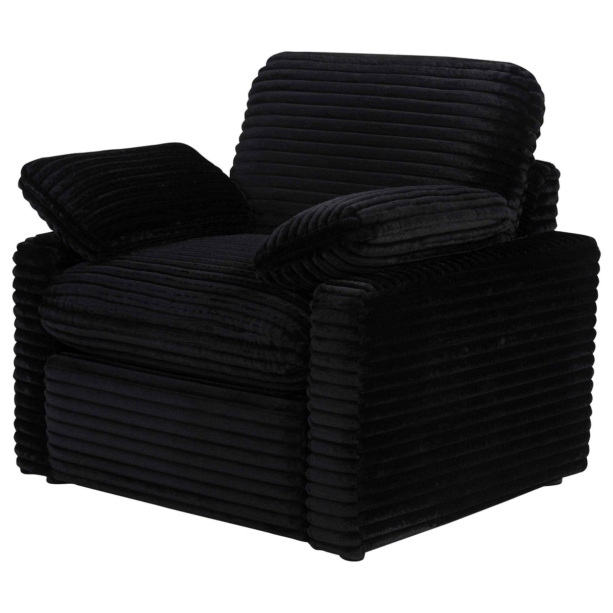 Collins Black Upholstered Power Recliner Chair by Coaster at Eve Furniture