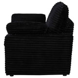 Collins Black Upholstered Power Recliner Chair by Coaster at Eve Furniture